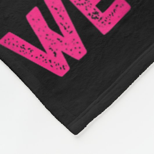 Im Oktober tragen wir rosa Brustkrebs Trex Dino Ki Fleecedecke (Ecke)