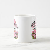 Im Oktober tragen wir rosa Design Kaffeetasse (Mittel)