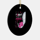 Im Oktober tragen wir rosa Elefantenbrasse Mon Keramik Ornament (Rechts)