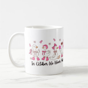 Im Oktober tragen wir rosa Entendesign 🎀 🦆 💗 Kaffeetasse