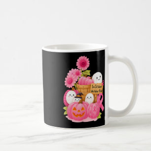 Im Oktober tragen wir rosa Geister und Pumpkins fü Kaffeetasse
