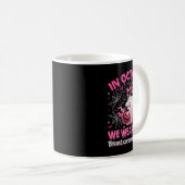 Im Oktober tragen wir rosa Geisterhexen Brustkrebs Kaffeetasse (VorderseiteRechts)