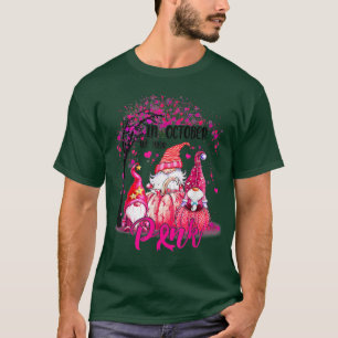 Im Oktober tragen wir rosa Gnome Brustkrebs-Aware T-Shirt