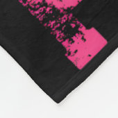 Im Oktober tragen wir rosa Halloween Breastkrebs A Fleecedecke (Ecke)