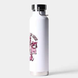 Im Oktober tragen wir Rosa � Halloween Süße Hunde  Trinkflasche