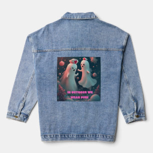 Im Oktober tragen wir rosa Krankenschwester-Geist Jeansjacke
