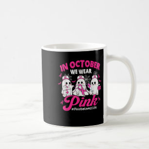 Im Oktober tragen wir rosa Phlebotomisten Life Bre Kaffeetasse