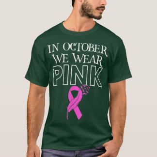 Im Oktober tragen wir rosa Ribbon Brustkrebs Aware T-Shirt