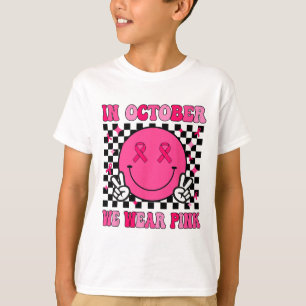 Im Oktober tragen wir rosa Ribbon Brustkrebs Aware T-Shirt
