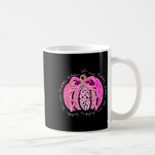 Im Oktober tragen wir rosa Schleifen-Kürbis Brustk Kaffeetasse