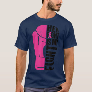 Im Oktober tragen wir rosa Schmetterlinge Brustkre T-Shirt