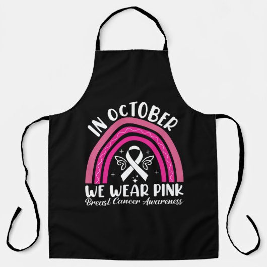 Im Oktober tragen wir rosa Schürze (Vorderseite)