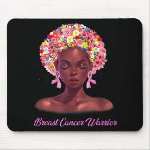 Im Oktober tragen wir rosa schwarze Frauen Brustkr Mousepad