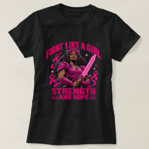 Im Oktober tragen wir Rosa Schwarzes Frau-Shirt, B T-Shirt