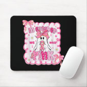 Im Oktober tragen wir rosa Shirt Ghost Brustkrebs Mousepad (Mit Mouse)