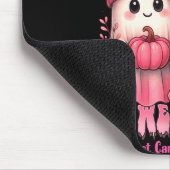 Im Oktober tragen wir rosa Shirt Ghost Brustkrebs Mousepad (Ecke)