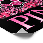 Im Oktober tragen wir rosa Soccer Breast Cancer Aw Poster (Ecke)