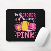 Im Oktober tragen wir Rosa Softll Brustkrebsbewuss Mousepad (Mit Mouse)