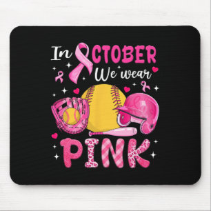 Im Oktober tragen wir Rosa Softll Brustkrebsbewuss Mousepad