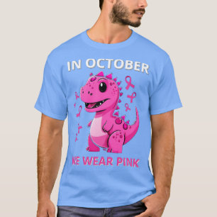 im Oktober tragen wir rosa T-Shirt