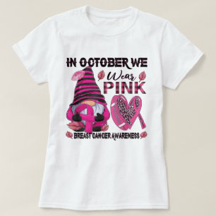 Im Oktober tragen wir rosa und schauen Fußball T-Shirt