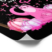 Im Oktober tragen wir rosafarbenen Ribbon-Brustkre Poster (Ecke)