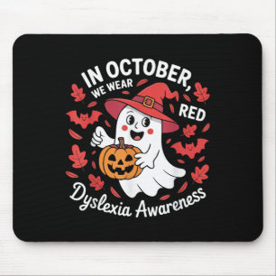 Im Oktober tragen wir Rot für das Dyslexie-Bewusst Mousepad