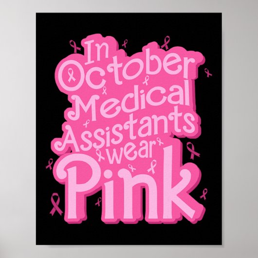 Im Oktober wird die medikamentöse Istant Tragen ro Poster (Vorne)