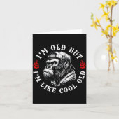 I'm Old But I'm Like Cool Old Funny Monkey (on Bac Karte (Gelbe Blume)