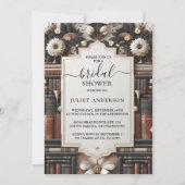 Im Old English Retro Book Club Cover Brautparty Einladung (Vorderseite)