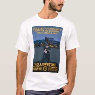 Im Old Faithful Inn wohnen Sie in ruhiger Lage. - T-Shirt