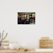 Im Omnibus, 1880 Poster (Küche)