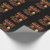 I'm On My Wurst Behavior Funny Oktoberfest Lover  Geschenkpapier (Ecke)