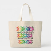 I'M ONE OF MILLIONS Tote Bag Jumbo Stoffbeutel (Rückseite)