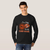 I'm Only Here For The Tiger Shark T-Shirt (Vorne ganz)