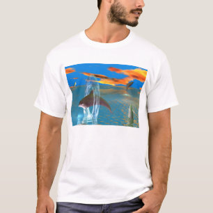 Im orange Himmel T-Shirt