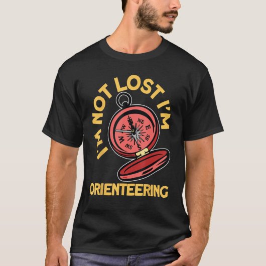 Im Orienteering Compass Wandern Oriente T-Shirt (Vorderseite)