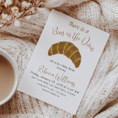 Im Oven - Croissant Baby Shower gibt es einen Bun Einladung
