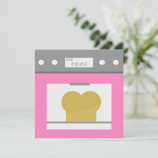 Im Oven Einladung (Stehend Vorderseite)