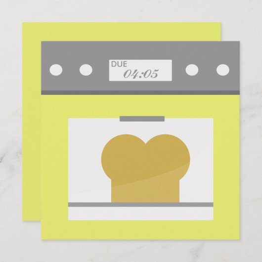 Im Oven Einladung (Vorne/Hinten)