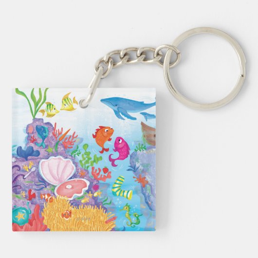 Im Ozean Schlüsselanhänger (Rückseite)