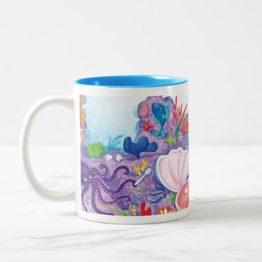 Im Ozean Zweifarbige Tasse (Links)