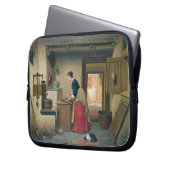 Im Pantry 1868 (Öl auf Platte) Laptopschutzhülle (Vorderseite Links)