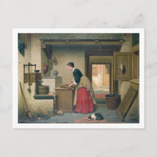 Im Pantry, 1868 (Öl auf Tafel) Postkarte