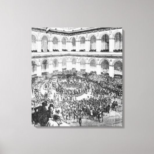 Im Pariser Bourse, 1846 Leinwanddruck (Vorderseite)