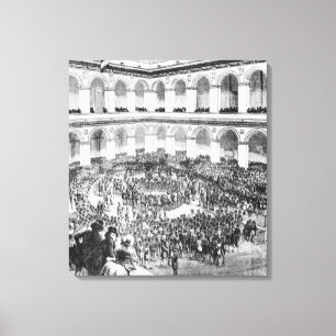 Im Pariser Bourse, 1846 Leinwanddruck