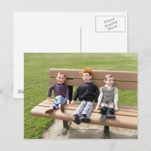 Im Park Postkarte (Vorne/Hinten)