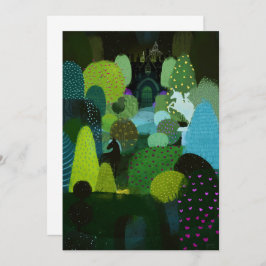 Im Park versteckt Einladung