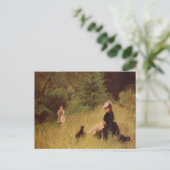 Im Park von Berthe Morisot Postkarte (Stehend Vorderseite)