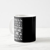 I'm Participating Leave Me Alone Ugly Christmas Sw Kaffeetasse (Vorderseite Links)